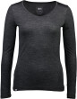 merino triko Mons Royale NO ORDINARY V-NECK LS