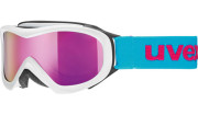 lyžařské brýle UVEX Wizzard DL mirror bílá