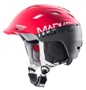 lyžařská helma Marker Ampire červená