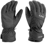 Lyžařské komfortní rukavice Leki Alpe GTX - černá s membránou Gore-Tex.