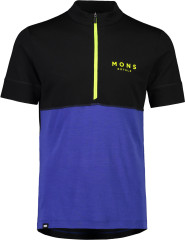 Merino triko Mons Royale Cadence Half Zip T