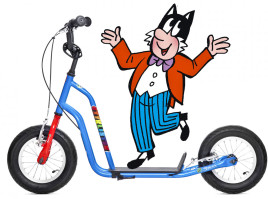 koloběžka Yedoo Čtyřlístek Maxi Mišpulín - modrá