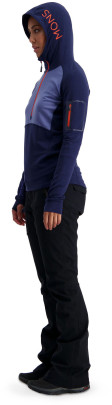 merino mikina Mons Royale Ascend Midi Half Zip Hood