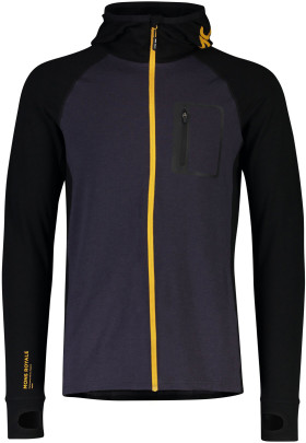 merino mikina Mons Royale Traverse Midi Full Zip Hood