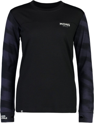 Merino triko Mons Royale Yotei BF LS