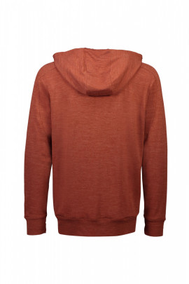 Mons Royale Covert Lite Zip Hoody - hnědá