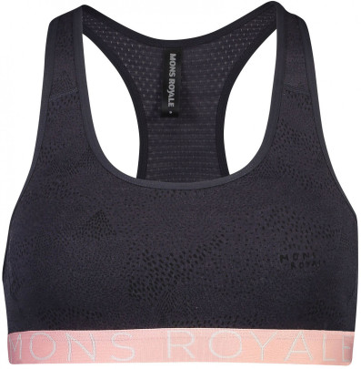 Mons Royale Sierra Sports Bra - černá