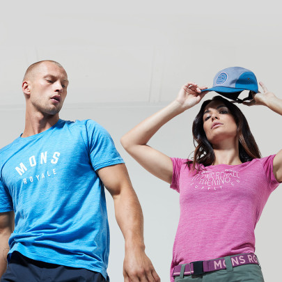 Mons Royale Vapour Tee - rosewood