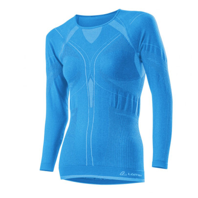 Löffler Triko dlouhý rukáv TRANSTEX WARM SEAMLESS modrá