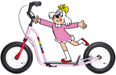 koloběžka Yedoo Čtyřlístek Mini Fifinka - ružová