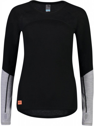 Mons Royale Bella Tech LS - černá/šedá
