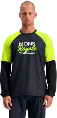 merino triko Mons Royale TARN FREERIDE LS WIND JERSEY