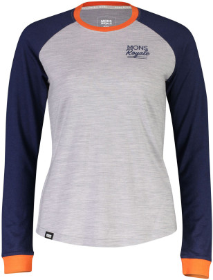 merino triko Mons Royale The Go To Raglan LS