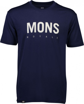 Mons Royale merino triko Icon T-Shirt - tmavě modrá