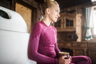 Löffler Löffler TRANSTEX WARM SEAMLESS červená