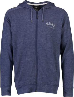 merino mikina Mons Royale COVERT LITE ZIP HOODY