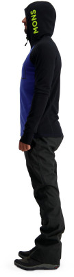 merino mikina Mons Royale Traverse Midi Full Zip Hood