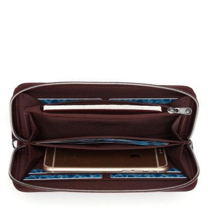 Pacsafe Rfidsafe Continental Wallet - Women - vínová