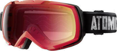 Lyžařské brýle atomic_REVEL_ML_RED_LIGHT_RED