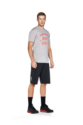 Mons Royale merino triko Icon T-Shirt Surf - šedá