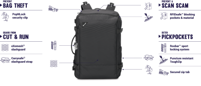 batoh Pacsafe VIBE 40L CARRY-ON BACKPACK