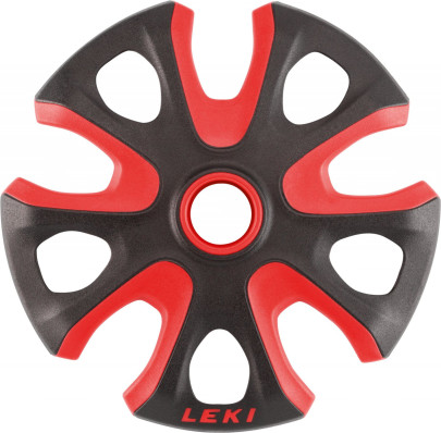 Náhradní talířky na sjezdové hole Leki Big Mountain Basket – červená.