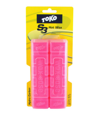 sjezdový vosk TOKO S3 HydroCarbon červený detail