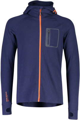 merino mikina Mons Royale Traverse Midi Full Zip Hood