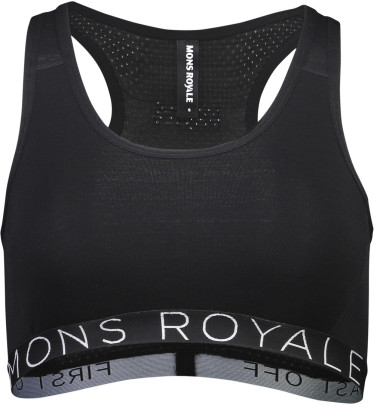Mons Royale Sierra Sports Bra - černá