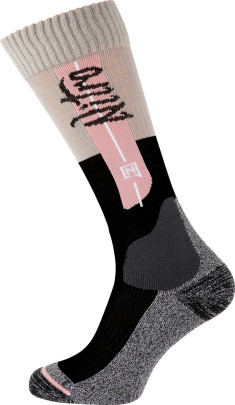 Nitro Crown Socks - černá/růžová