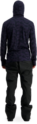 Merino triko Mons Royale Yotei Powder Hood LS