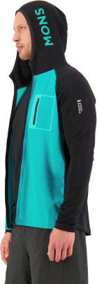 Merino mikina Mons Royale Traverse Full Zip Hood