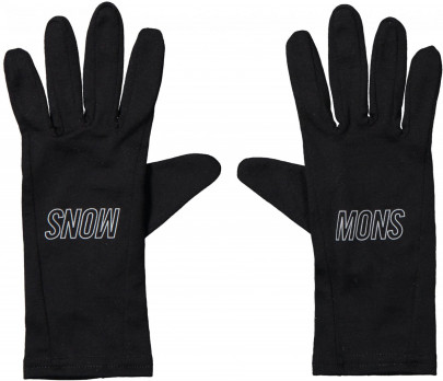 Mons Royale Volta Glove Liner - black / reflective