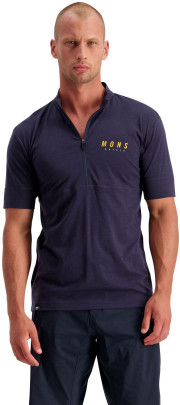 merino triko Mons Royale Cadence Half Zip T