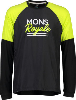 merino triko Mons Royale Tarn Freeride LS Wind Jersey