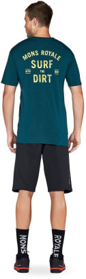 Mons Royale merino triko Icon T-Shirt Surf - modrá