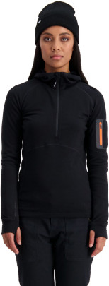 merino mikina Mons Royale Ascend Midi Half Zip Hood