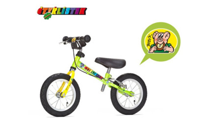 odrážedlo Yedoo Čtyřlístek Bobík - zelená