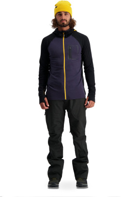 merino mikina Mons Royale Traverse Midi Full Zip Hood