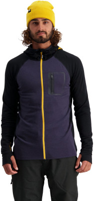merino mikina Mons Royale Traverse Midi Full Zip Hood