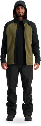 merino mikina Mons Royale Nevis Wool Fleece Hood