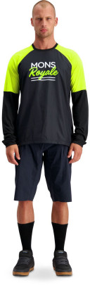 merino triko Mons Royale Tarn Freeride LS Wind Jersey