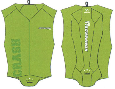 Komperdell PROTECTOR ECO VEST JUNIOR zelená