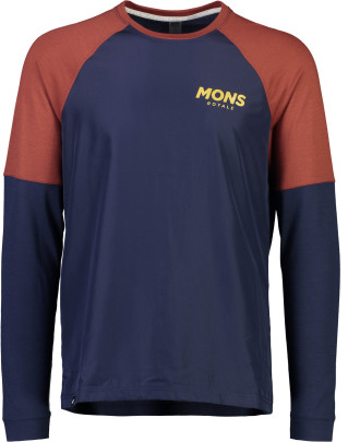Merino triko Mons Royale Tarn Freeride LS Wind Jersey
