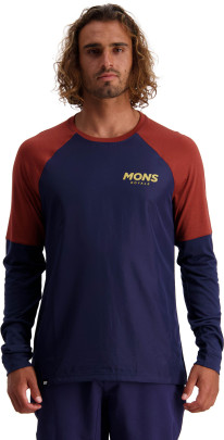 Merino triko Mons Royale Tarn Freeride LS Wind Jersey
