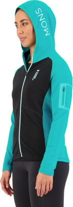 Merino mikina Mons Royale Ascend Full Zip Hood