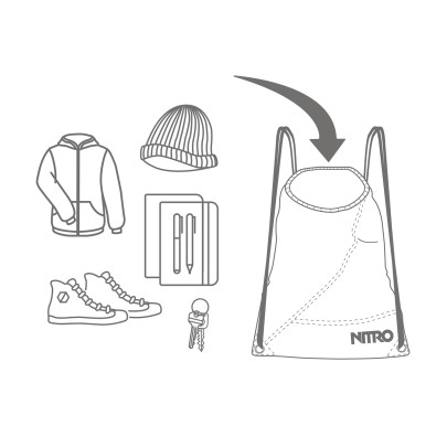 Nitro Sports Sack - zelená