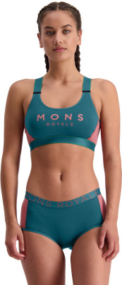 Merino podprsenka Mons Royale Stella X-Back Bra
