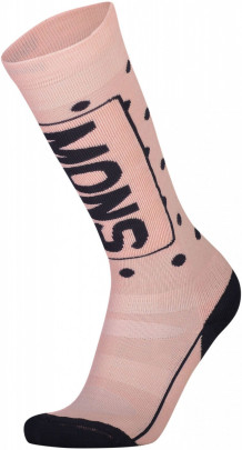 Mons Royale Mons Tech Cushion Sock - rosewater / 9 iron