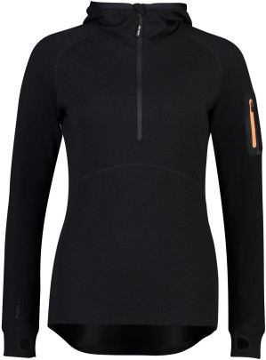 merino mikina Mons Royale Ascend Midi Half Zip Hood